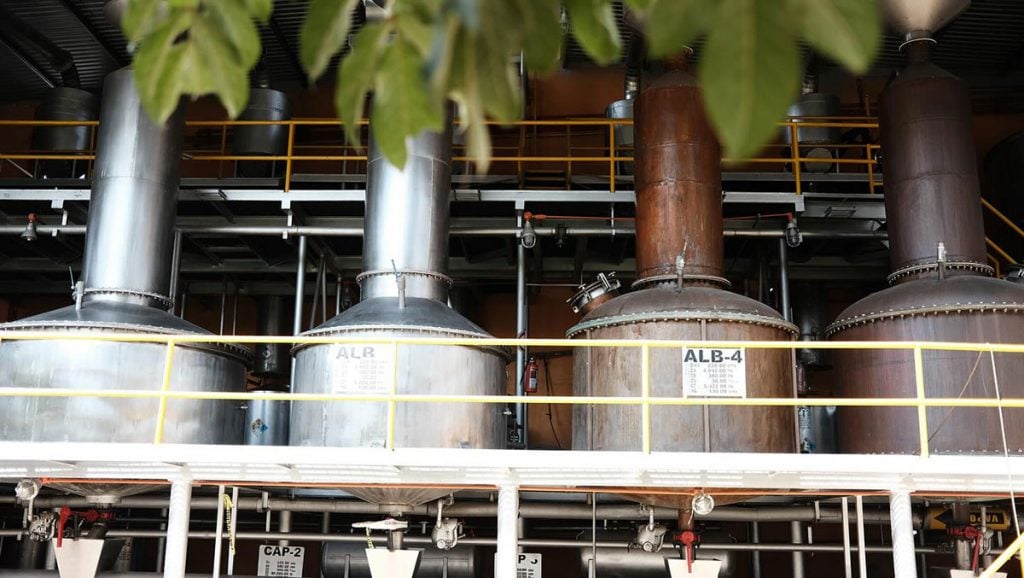 Stills at Don Fulano's La Tequileña distillery