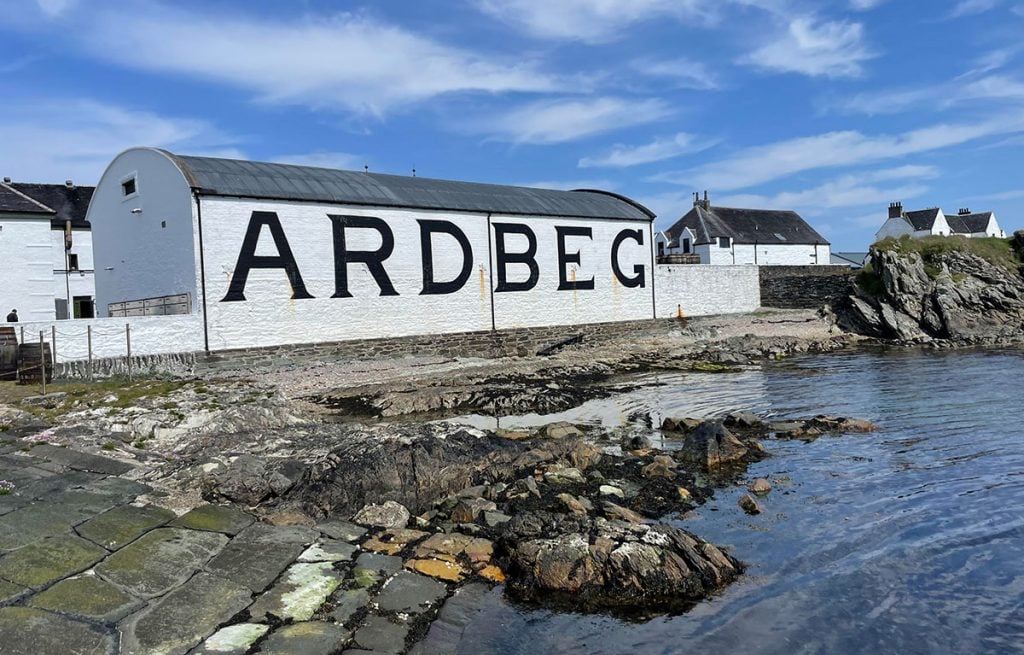 Ardbeg Distillery on Islay