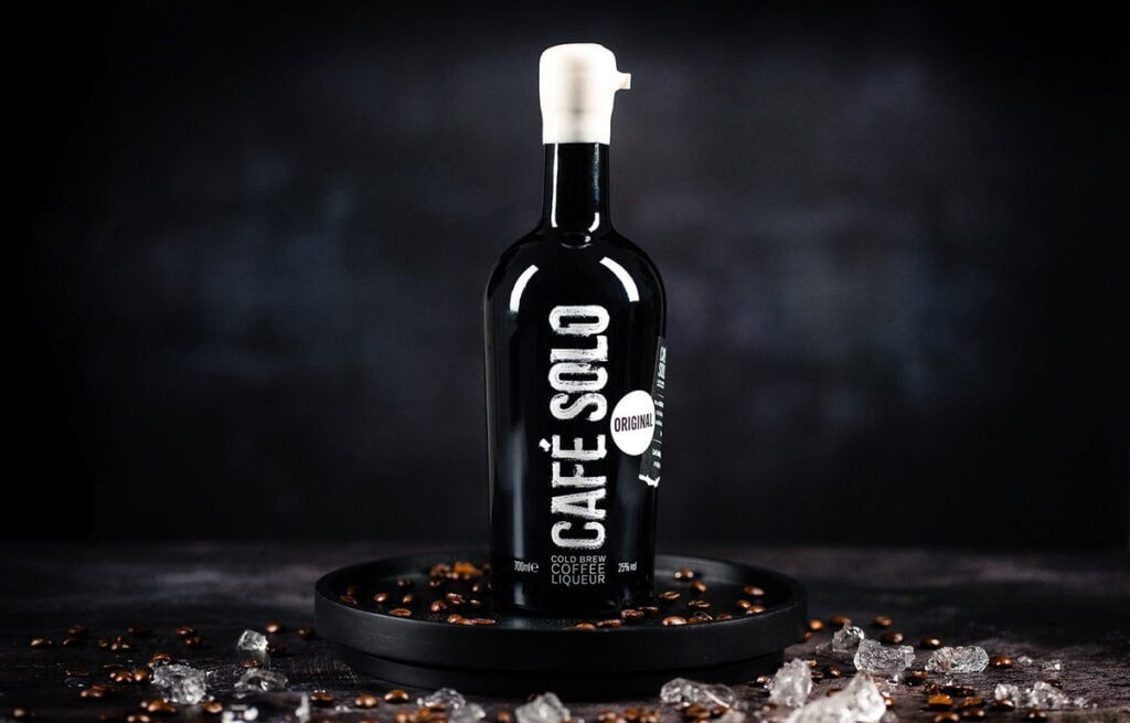A bottle of Café Solo Original Cold Brew Coffee Liqueur