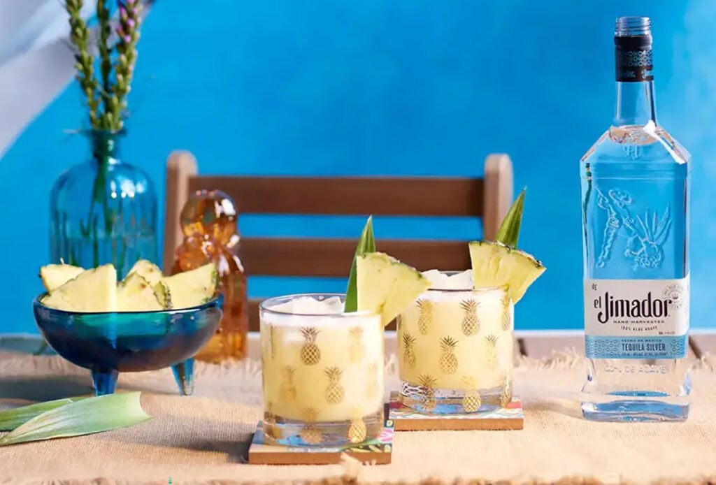 A Piña Coconut Margarita from El Jimador