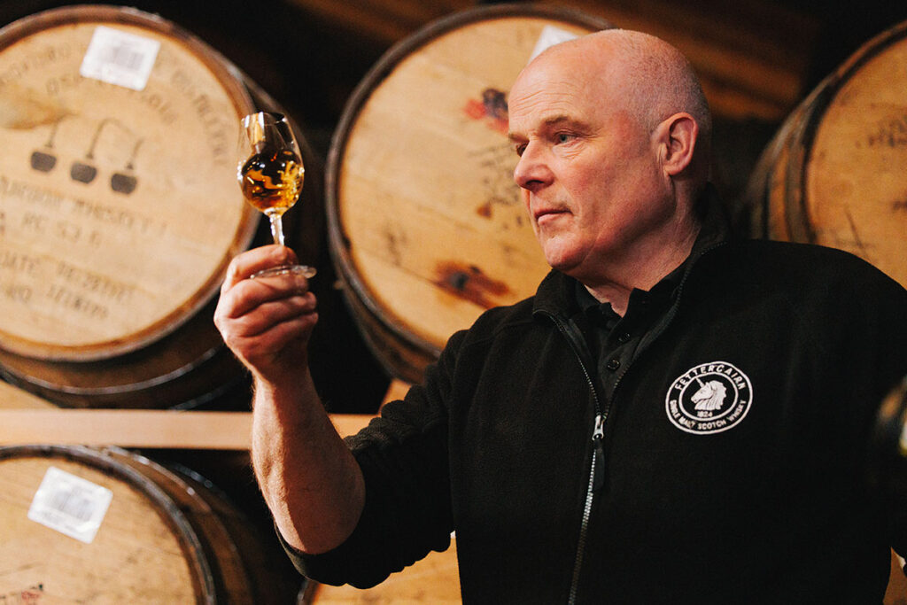 Stewart Walker, Fettercairn distillery manager, has been there for 35 of its 200 years