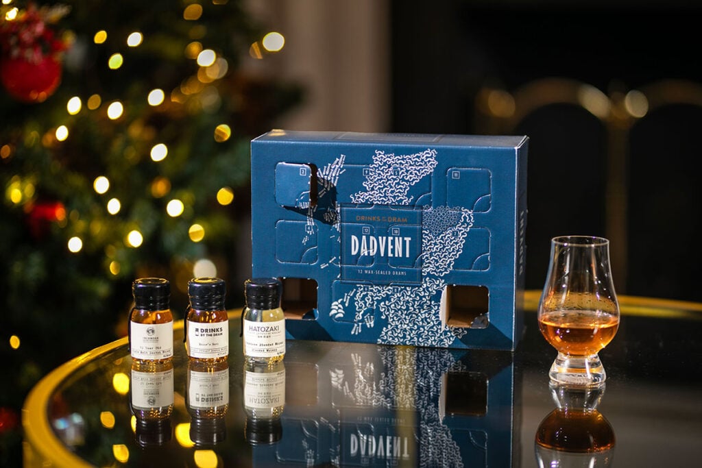 Buy the Dadvent 12 Dram Christmas Whisky Collection Tasting Set, one of the Best Whisky Advent Calendars for 2024