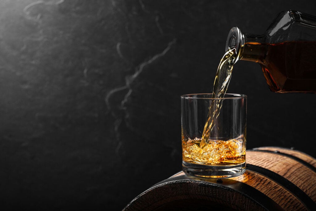 Whisky is a low-calorie alcohol