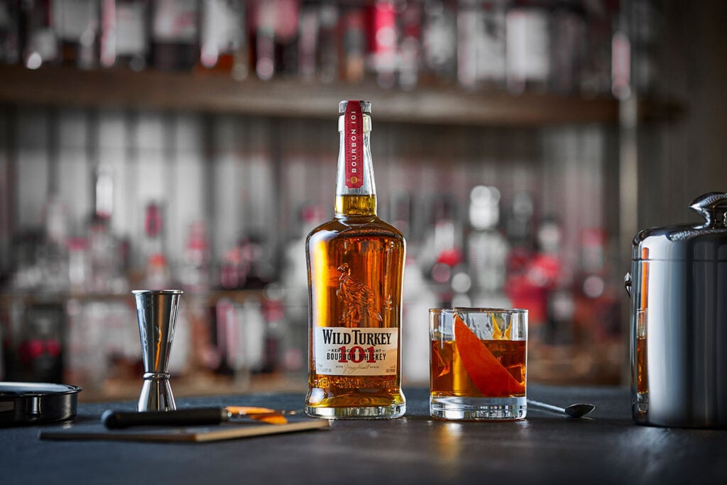 Wild Turkey 101 Bourbon is a classic American whiskey made by Jimmy Russell