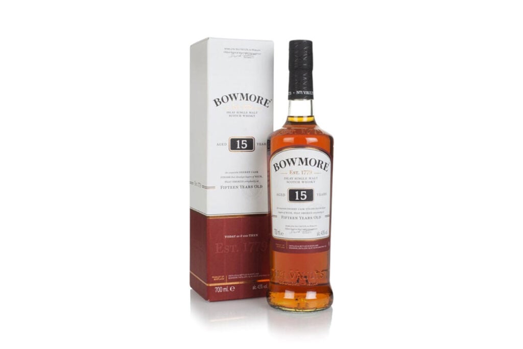 Bowmore 15 Year Old Whisky is a classic Scotch whisky