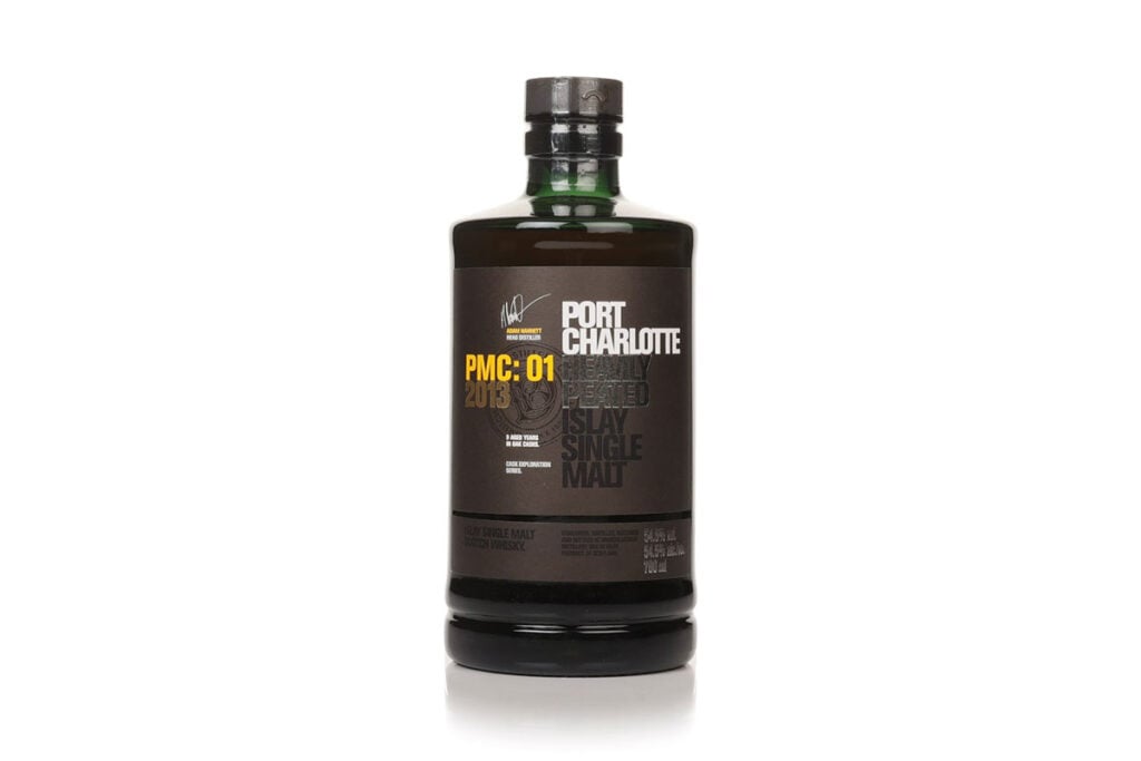 One of our Top 10 smoky whiskies for Christmas 2024 - Port Charlotte PMC:01 2013 Whisky 70cl