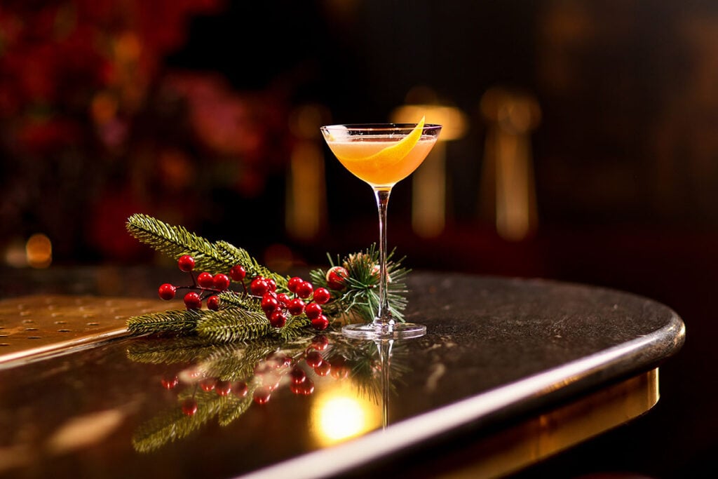 This is an easy Christmas Cocktail for Festive Drinks Party Inspiration