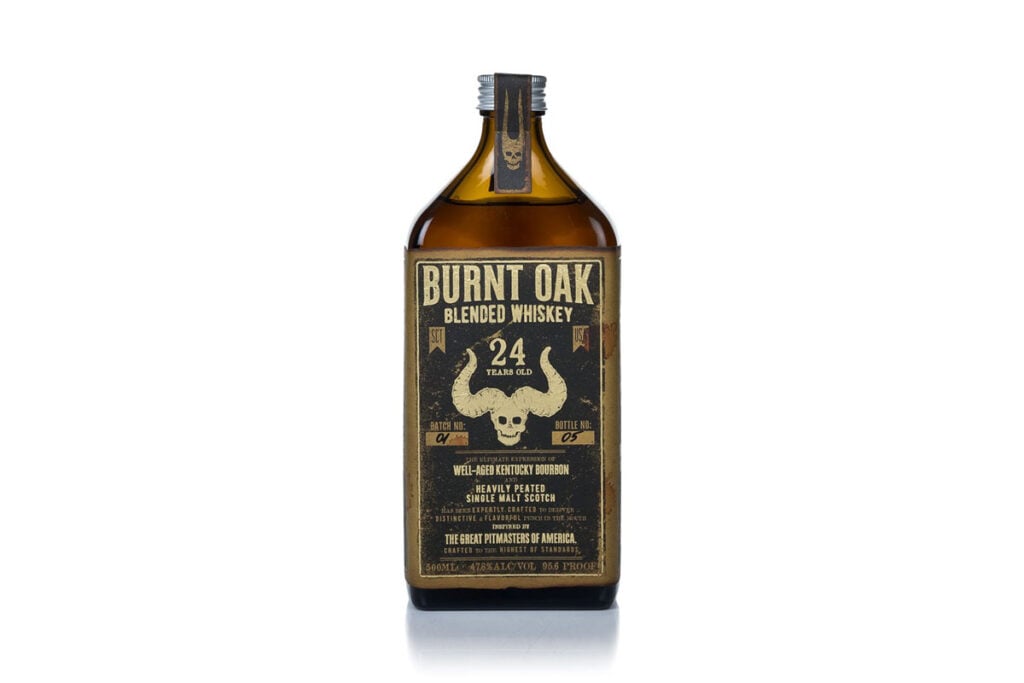 Burnt Oak 24 Year Old Blended Whiskey is a fine whisky