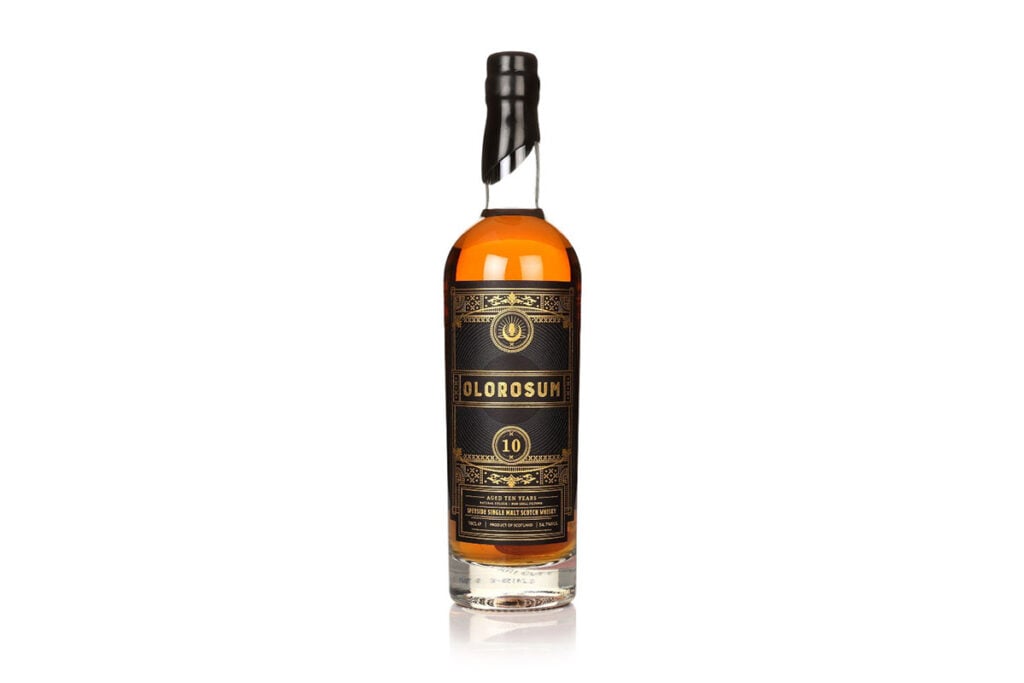 Top 10 New Year’s Eve 2024 Drinks: Olorosum 10 Year Old Whisky