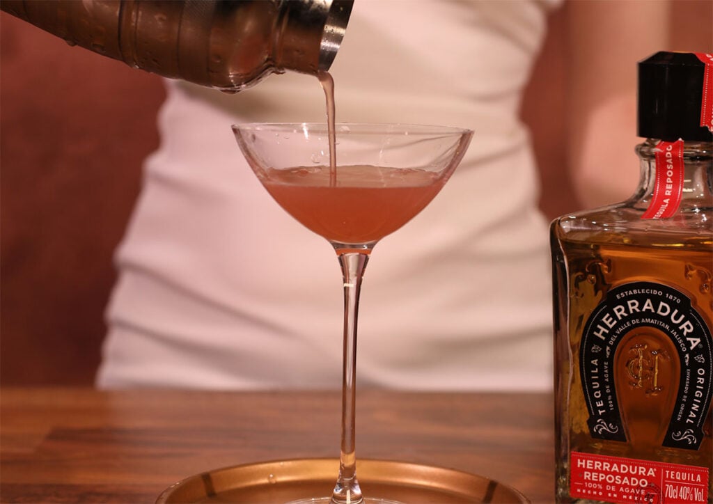 Making the Herradura Watermelon Mint Margarita