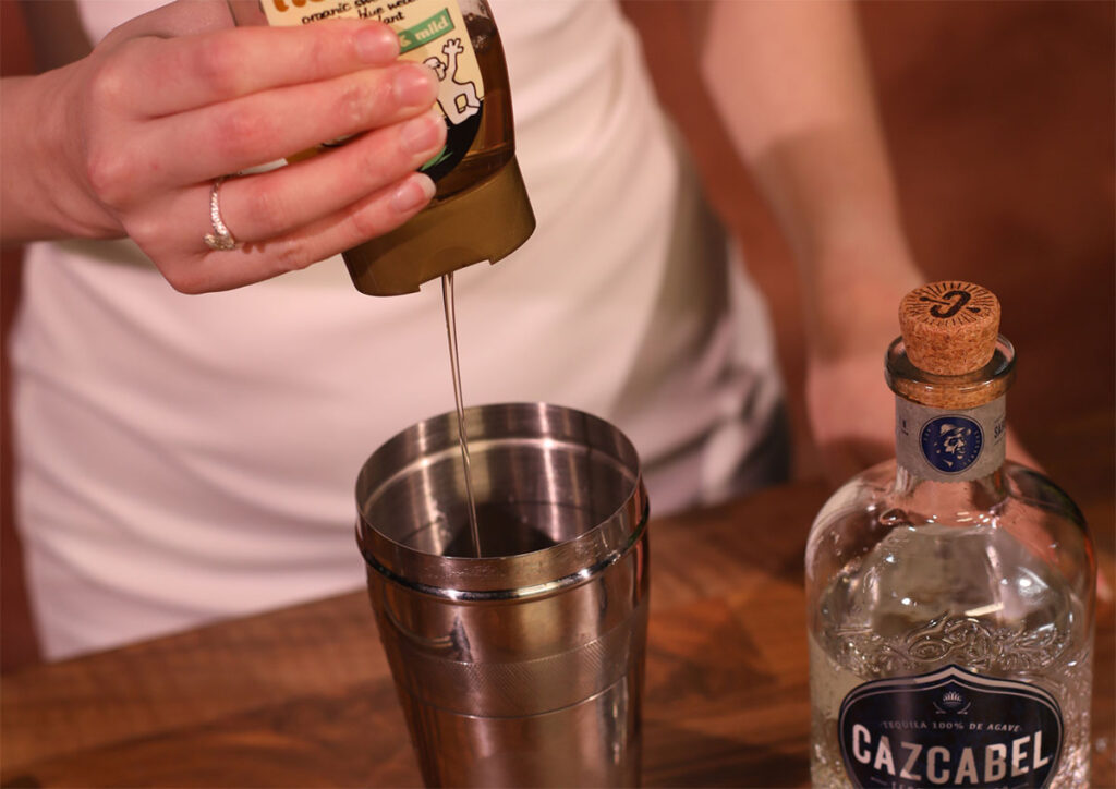 You need agave nectar for this cocktail