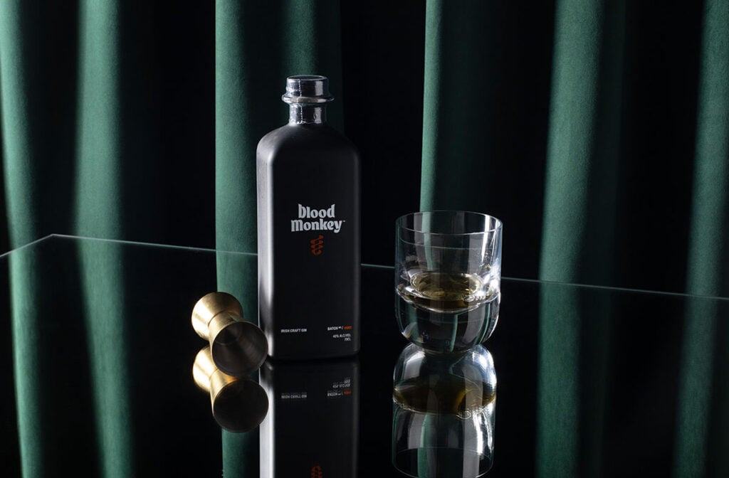 The delicious Blood Monkey Irish Gin