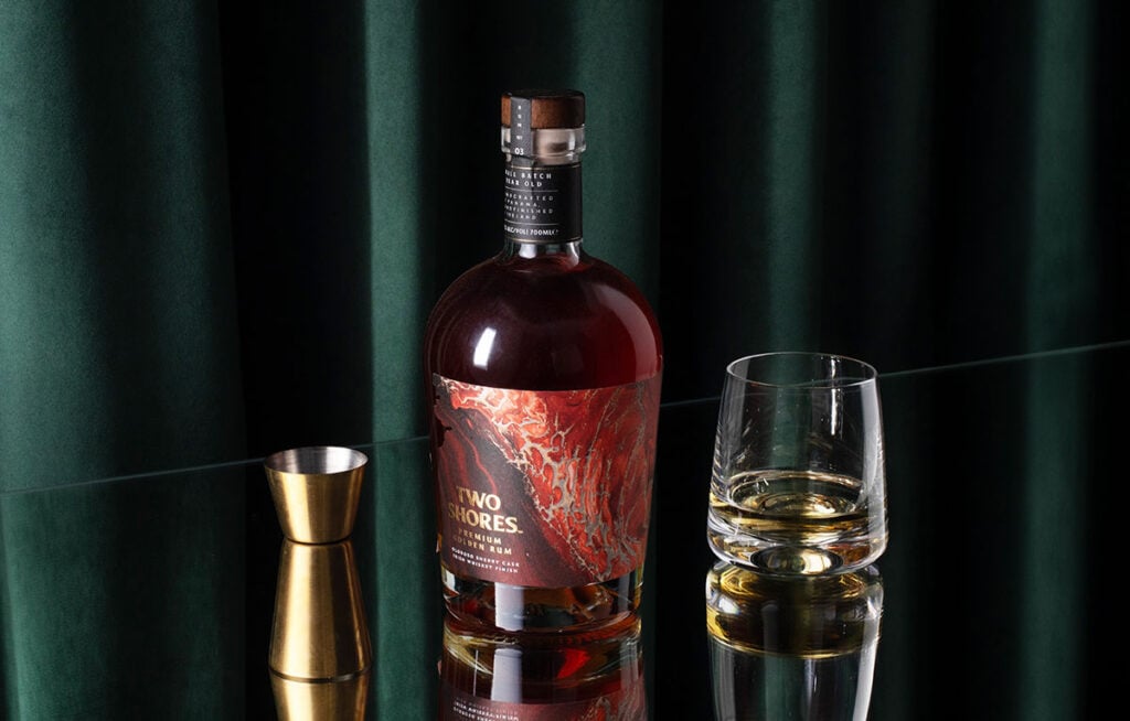 Buy Two Shores Rum – Oloroso Sherry Cask (Irish Whiskey Finish) from Master of Malt