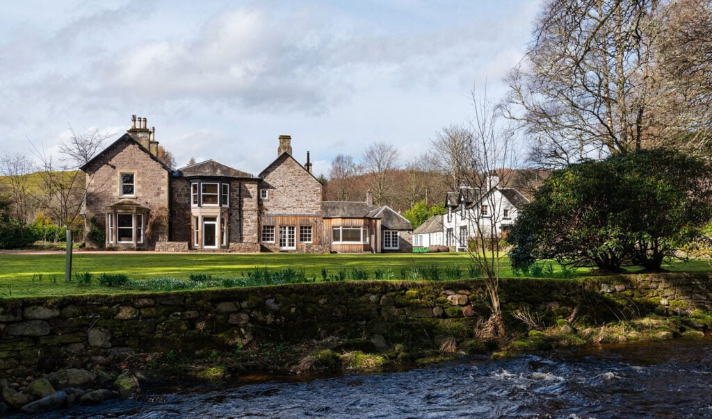 Whisky tourism is demonstrated by the Aberturret Estate House at Glenturret