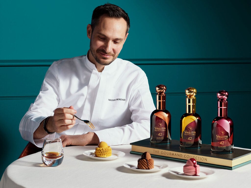 Nicolas Rouzaud, Master Pâtissier, created the cakes for The Singleton’s Gourmand Collection