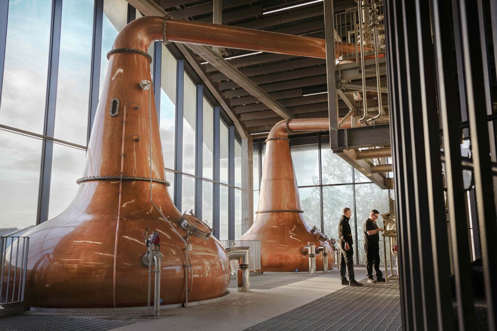 Port Ellen whisky is made on stills modelled on the old stills