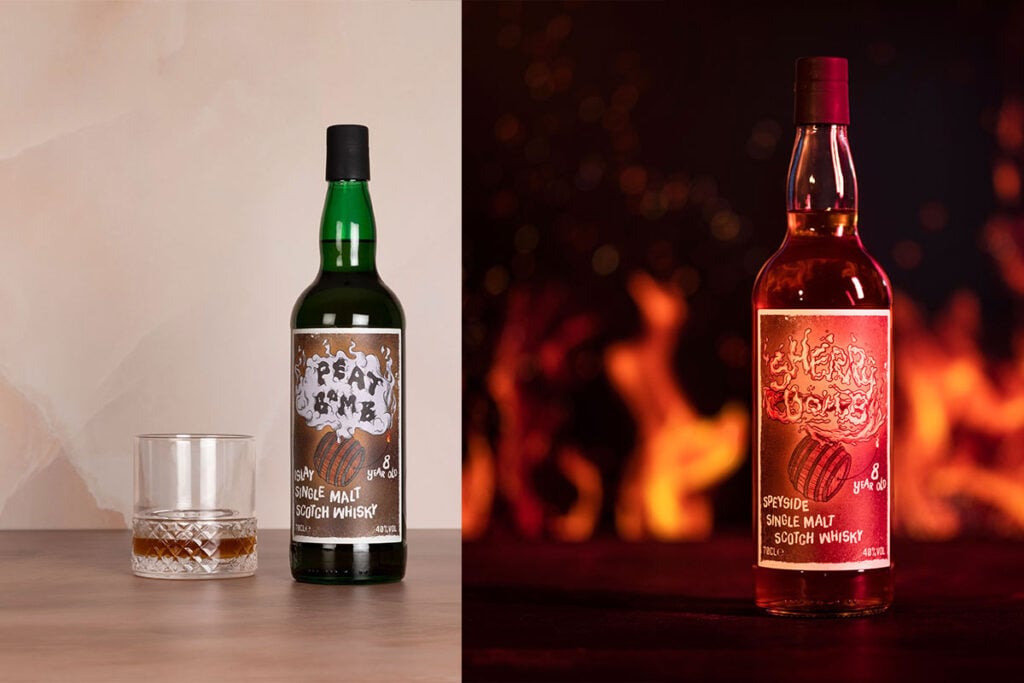 Sherry Bomb 8 year old vs Peat Bomb 8 year old