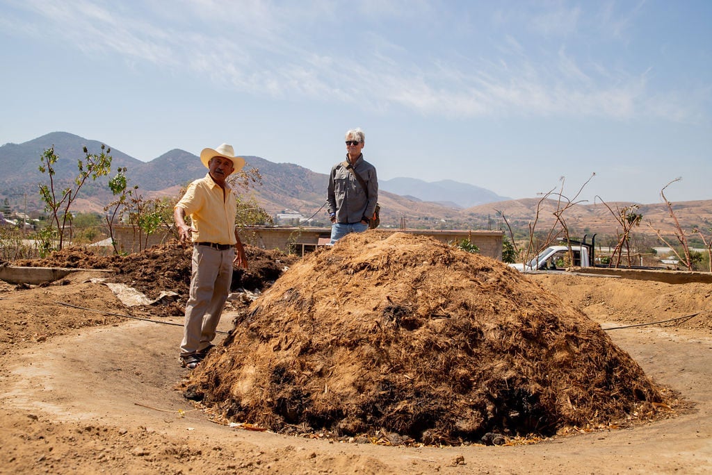A traditional mezcal roast