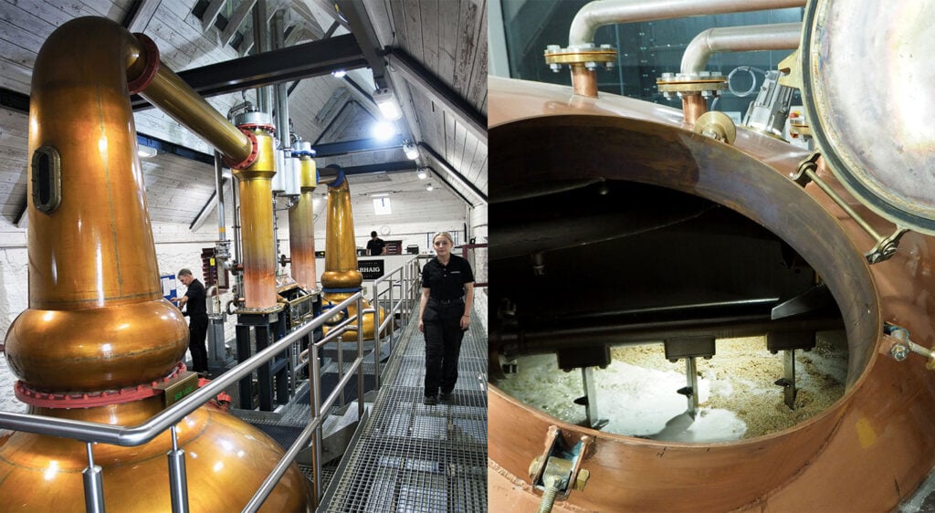 Whisky is made here at Torabhaig