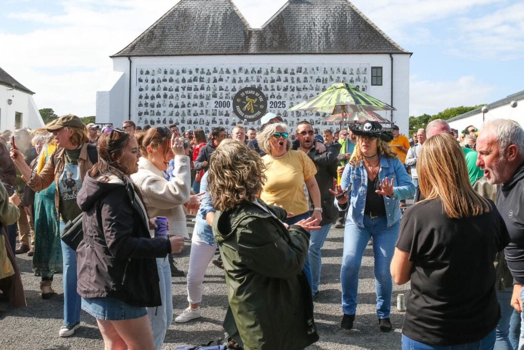 Reverly at the Fèis Ìle Islay festival, one of the key dates in the whisky calendar