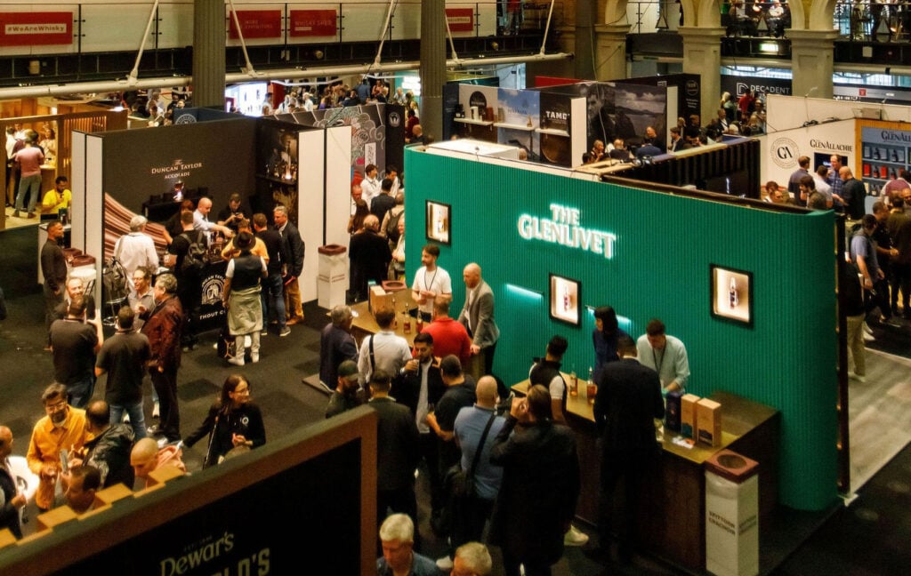 Stands at the Whisky Exchange Whisky Show