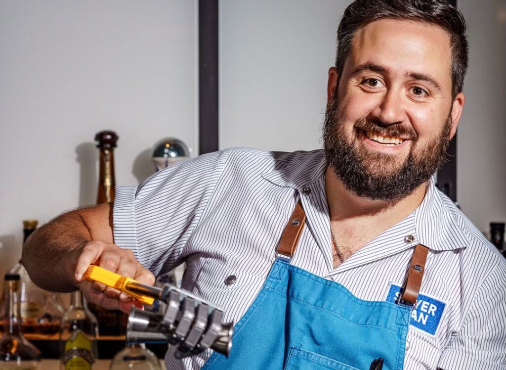 Sam Nellis, head bartender at Silver Lyan