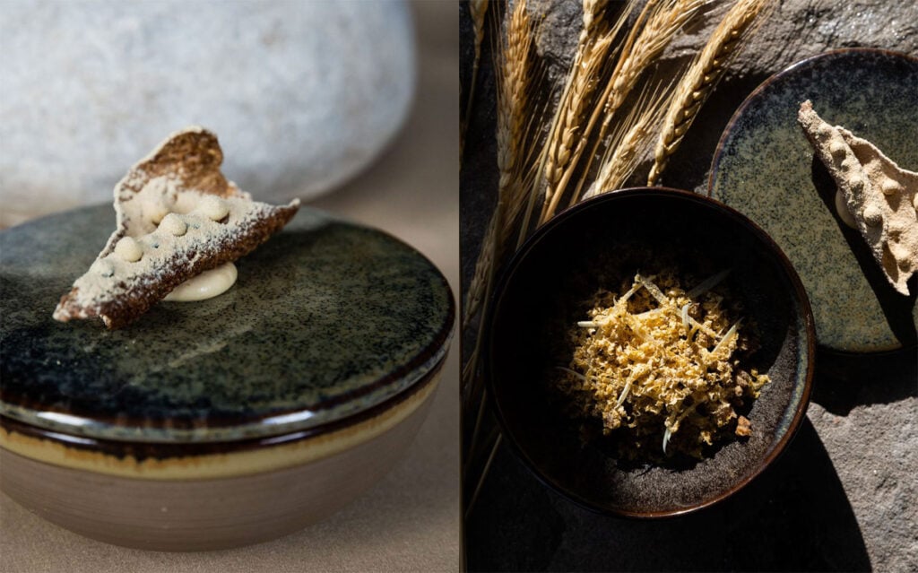 Fermented Barley. a dish at Geamair, Craigellachie Hotel