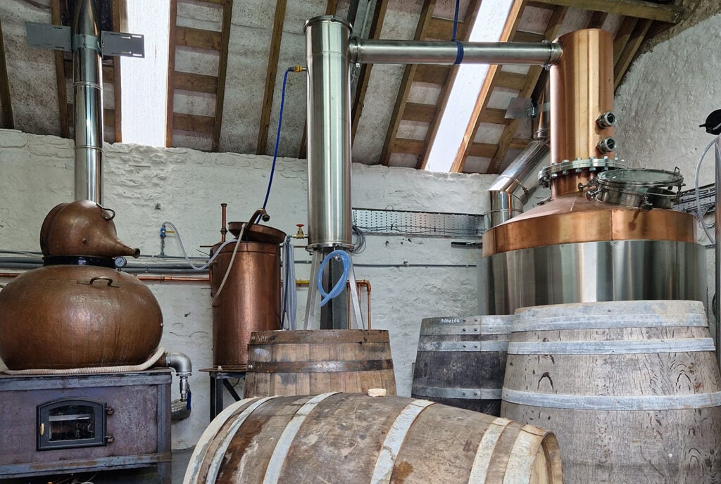 The Retribution distillery at Holwell Farm