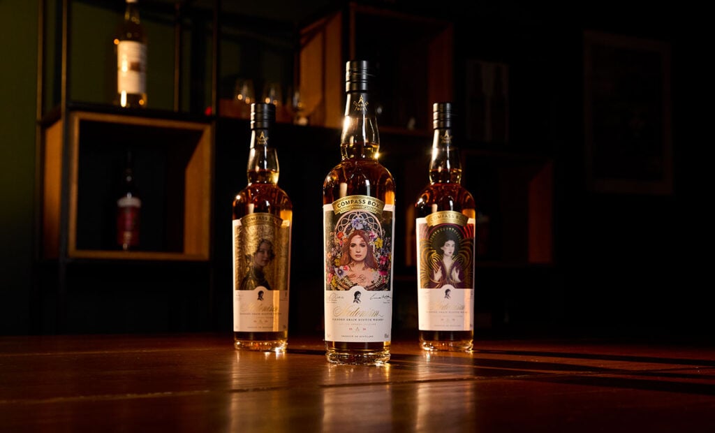 Compass Box Hedonism 2026 among previous limited editions