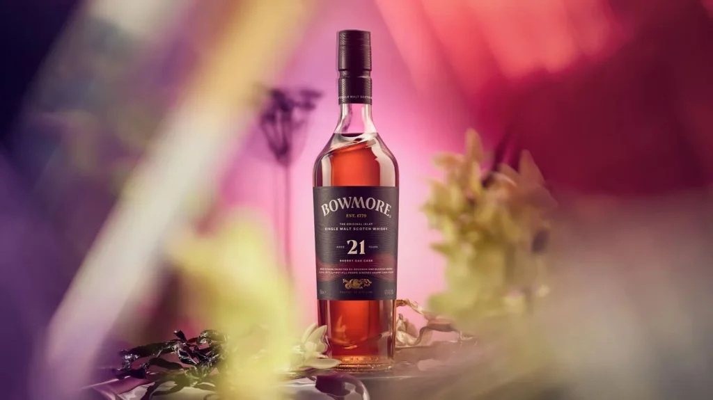 A lifestyle image of Bowmore 21 Year Old, named the World's Best Whisky 2026