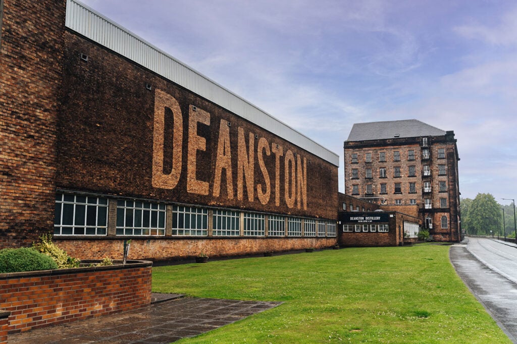 Deanston Orange Wine Cask 17 Year Old is made at Deanston Distillery, seen here in the Highlands