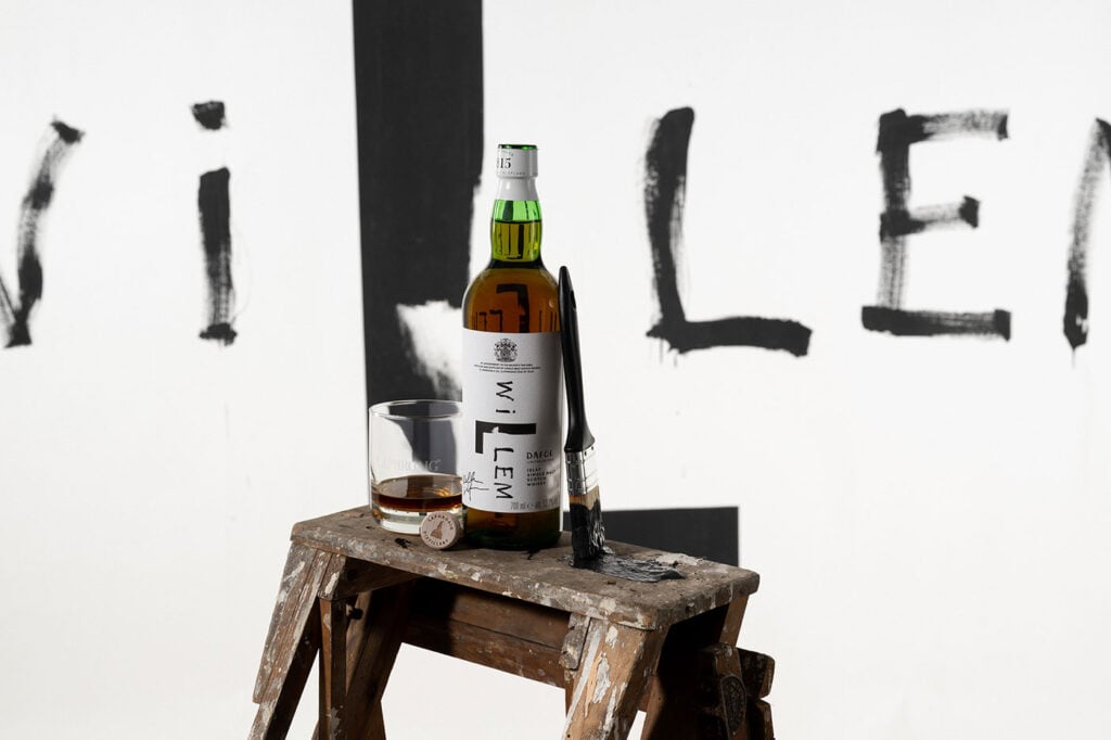 The Laphraoig whisky made in colloboration with Willem Dafoe: Willem by Willem