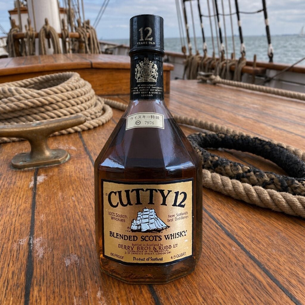An old bottle of Cutty Sark 12 Year Old