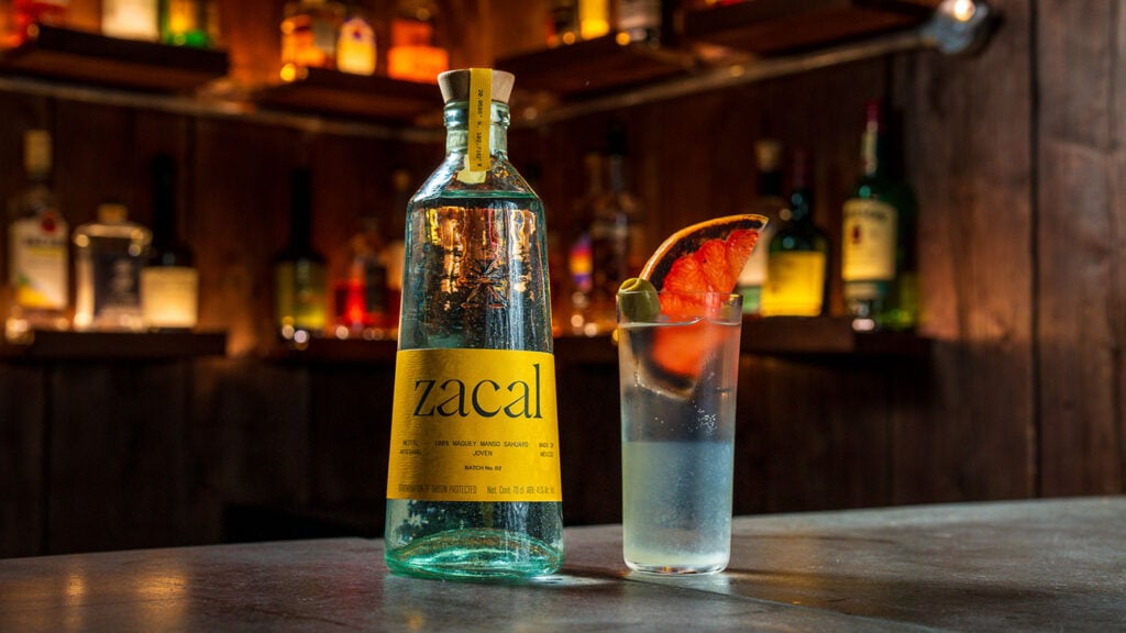 A Zacal mezcal serve, The Mariposa