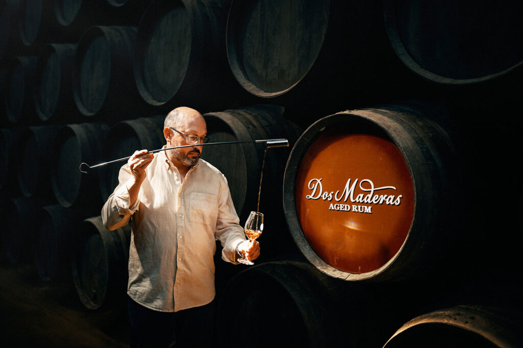 Winemaker and Dos Maderas master blender Juan José Mesa, known as Juanjo