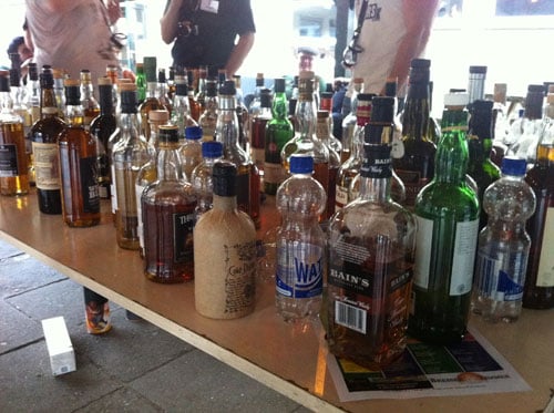 Maltstock whisky table