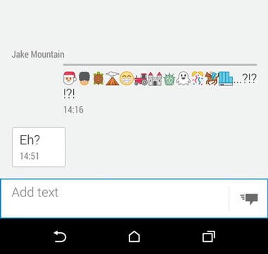 emoji story text phone