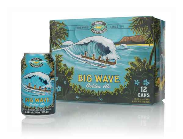 Kona Big Wave Golden Ale (12 x 355ml)