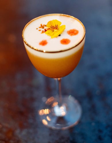 Roe & Co Peaches and Cream cocktail