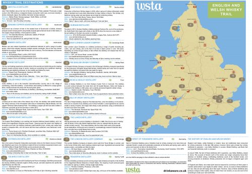English Welsh Whisky map The Nightcap