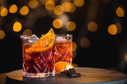 Festive cocktails