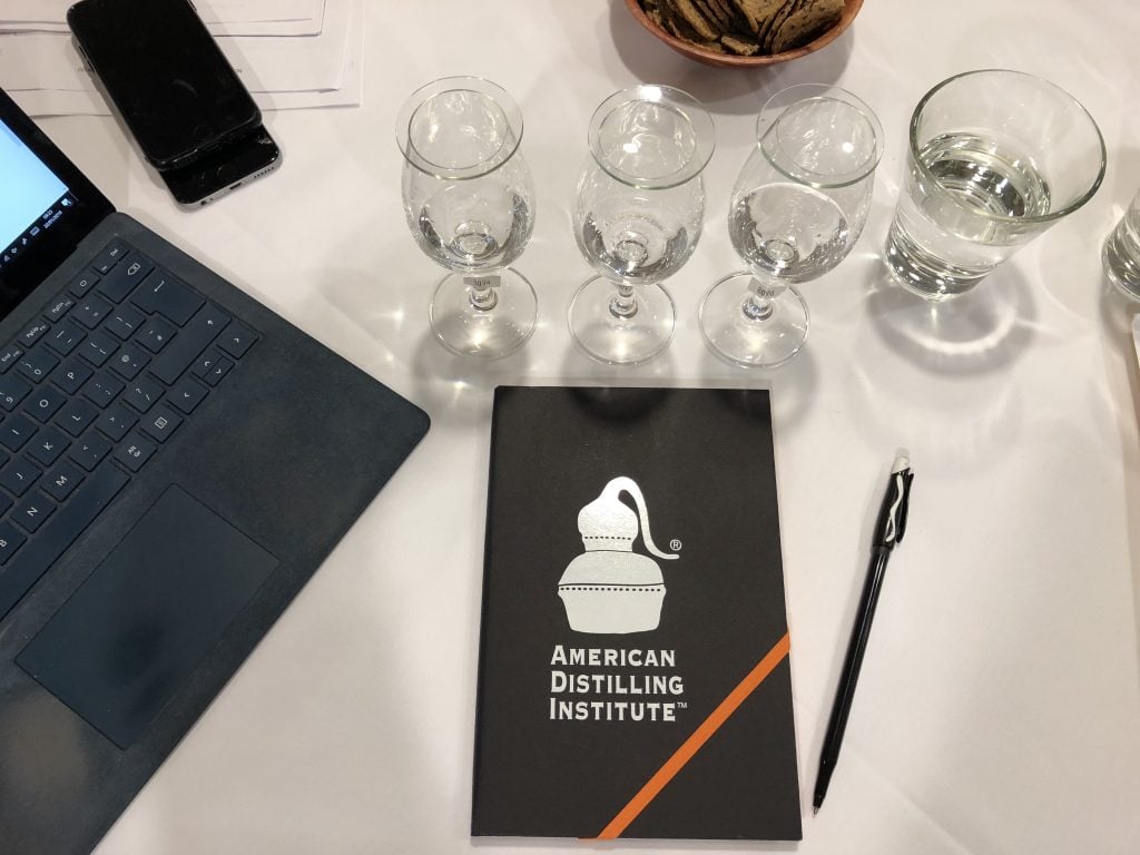 Glasses on a table