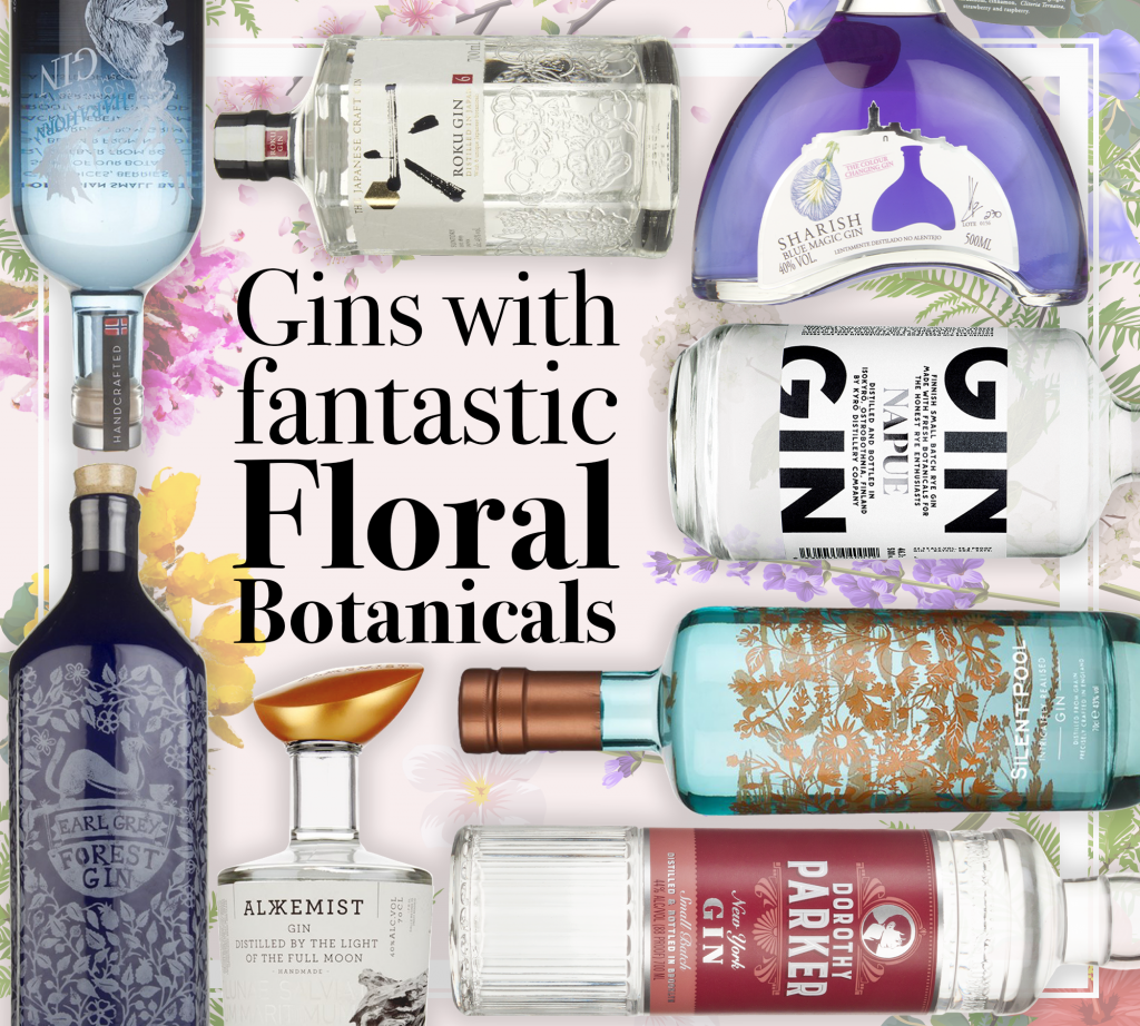Gins with floral flavour