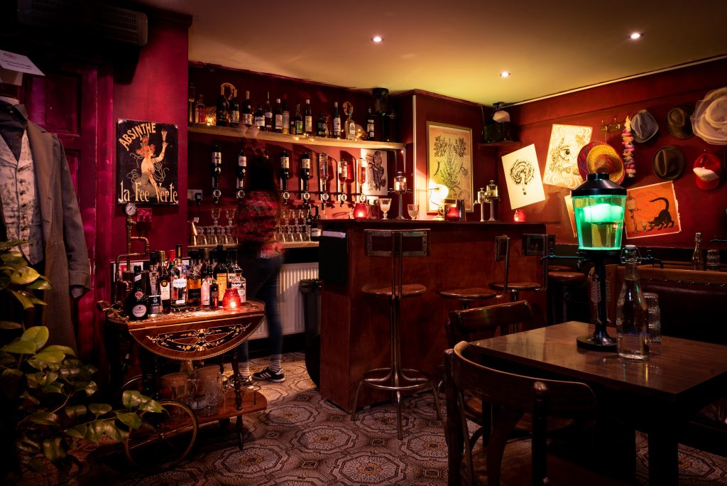 Championing absinthe at Croque Monsieur