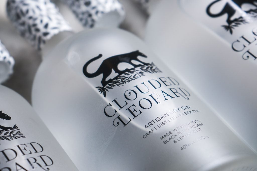 Clouded Leopard Gin bottle