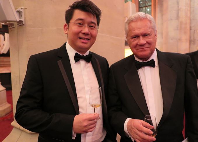 Dr Jim Swan with Ian Cheung from Kavalan in Taiwan