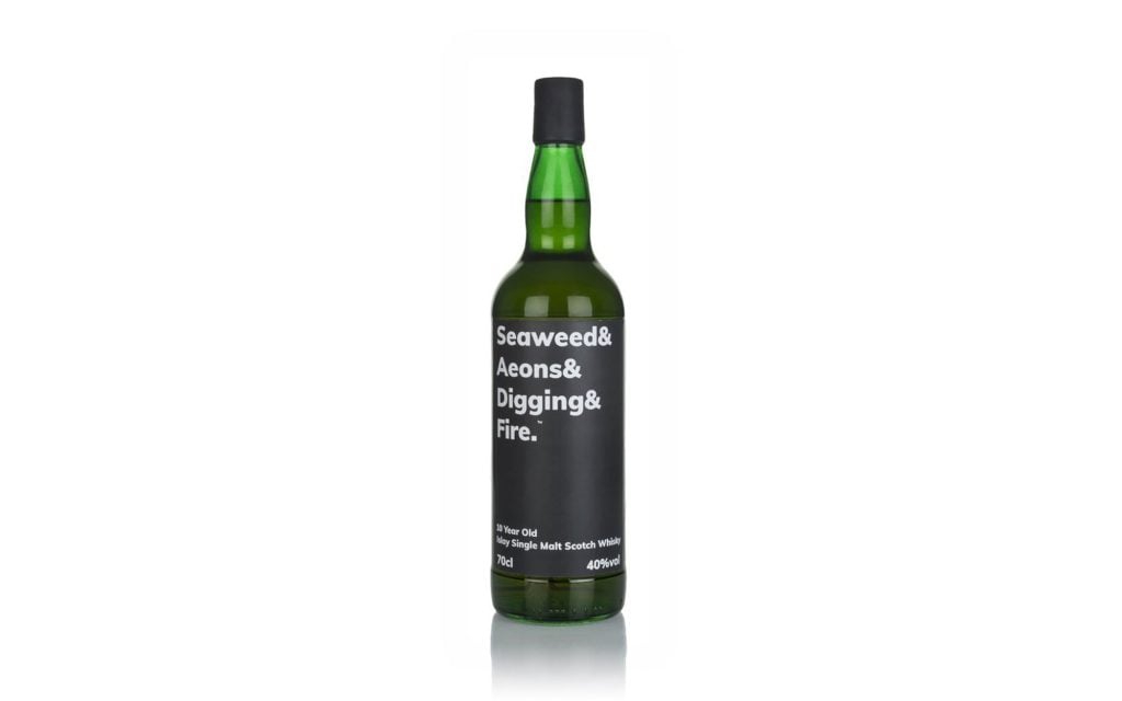 Peated Scotch whisky seaweed-and-aeons-and-digging-and-fire-10-year-old-whisky