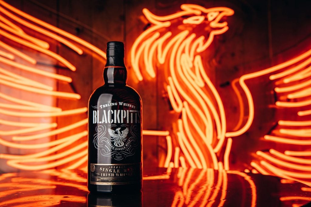 Teeling Blackpitts is a peated Irish whiskey