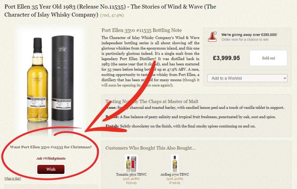 #WhiskySanta’s Port Ellen 35 Year Old 1983 - The Character of Islay Whisky Company Super Wish