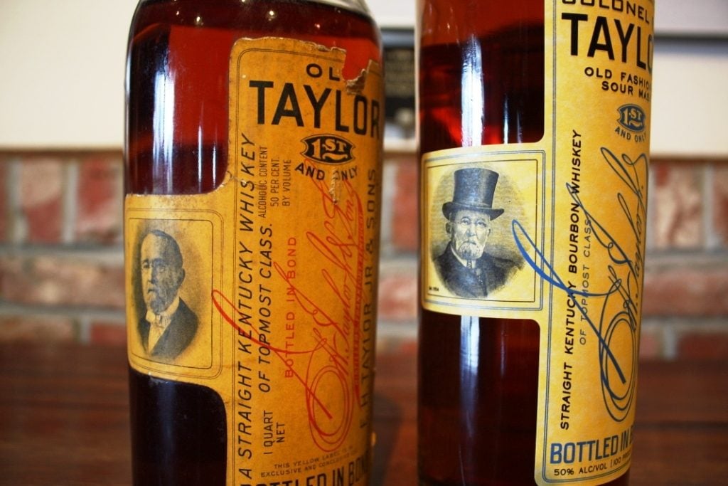 EH Taylor new (left) and old (right) packaging 1